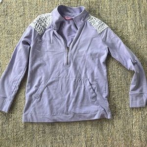 Purple Lilly Pulitzer quarter zip